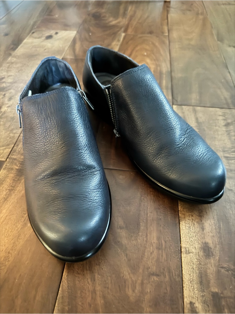 Naot Navy Ink Autan Leather Ankle Booties - Ultra Comfort